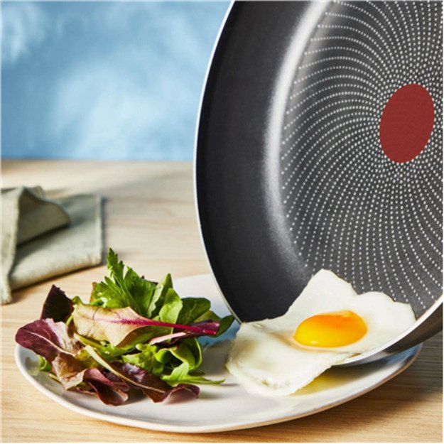 TEFAL Pan | H0560642 | Frying | Diameter 28 cm | Suitable for induction hob | Fixed handle | Black