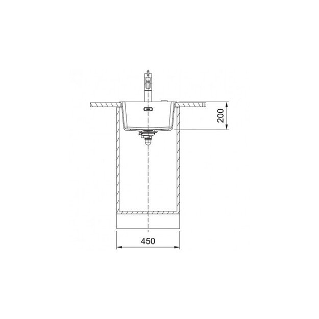 FRANKE Maris MRG 210/110-37, juoda matinė, 125.0683.231 2