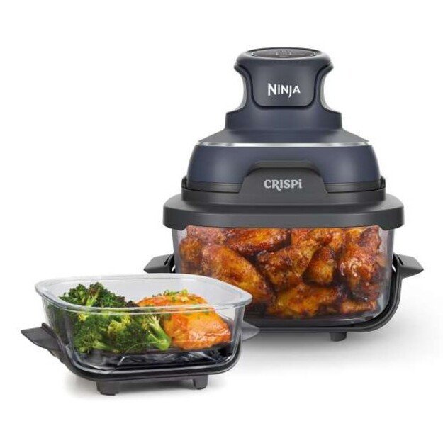 Ninja CRISPi Single 3.8 L 1700 W Hot air fryer Blue, Grey, Transparent