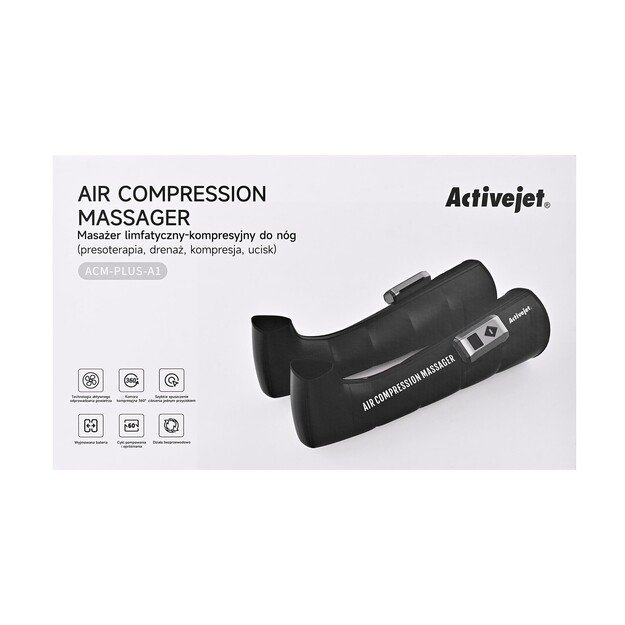Activejet ACM-PLUS-A1 L lymphatic compression massager for legs
