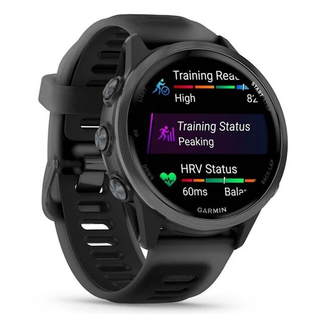 Garmin Forerunner 570 3.05 cm (1.2 ) AMOLED 42 mm Digital 390 x 390 pixels Touchscreen Black Wi-Fi GPS (satellite)