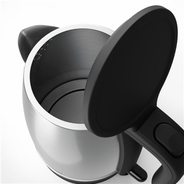 Tristar | Kettle | WK-1348 | Electric | 2200 W | 1.7 L | Stainless steel | 360&deg; rotational base | Black/Stainless Steel