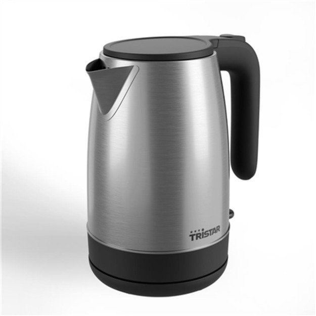 Tristar | Kettle | WK-1348 | Electric | 2200 W | 1.7 L | Stainless steel | 360&deg; rotational base | Black/Stainless Steel