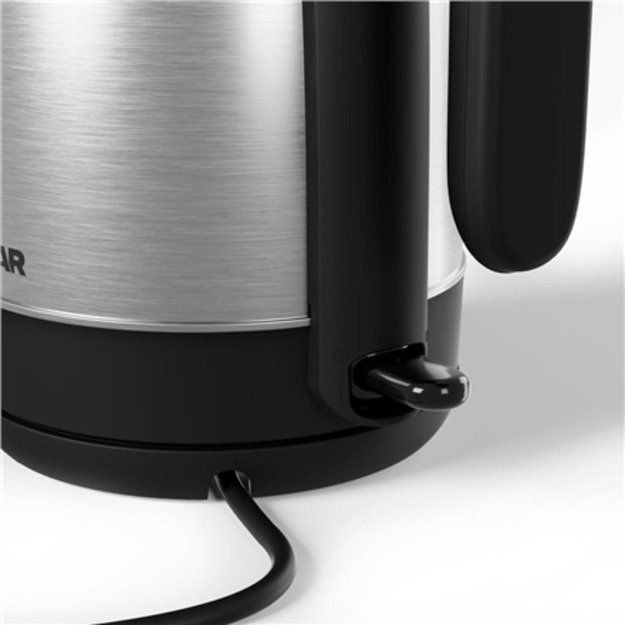 Tristar | Kettle | WK-1348 | Electric | 2200 W | 1.7 L | Stainless steel | 360&deg; rotational base | Black/Stainless Steel