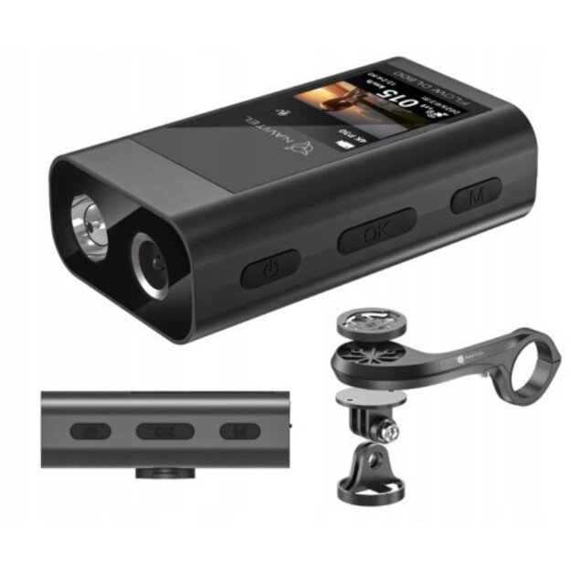 NAVITEL FLOW DL800 4K HDR GPS bicycle dashcam 430lm bicycle light