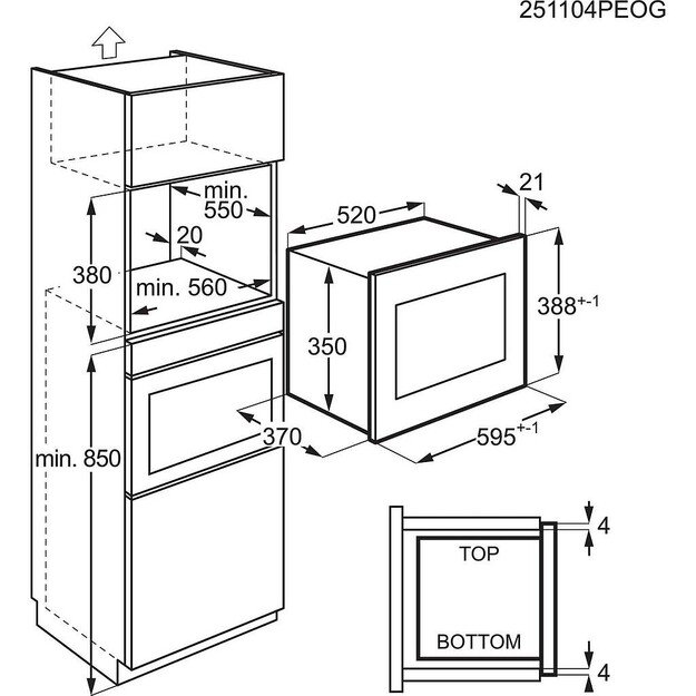 Mikrobangų krosnelė ELECTROLUX LMS4253TBK