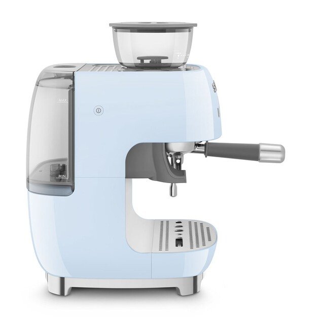 Smeg EGF03PBEU Espressomaschine, Kaffeevollautomat 50s Style, pastellblau