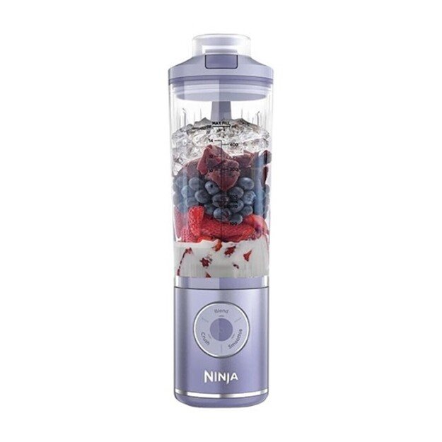 SharkNinja BC251EULD Blast Max Mixer/Blender/Smoothie Maker, 570 ml, lavendel