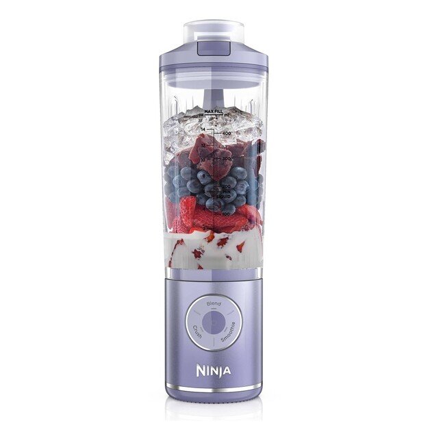 SharkNinja BC251EULD Blast Max Mixer/Blender/Smoothie Maker, 570 ml, lavendel