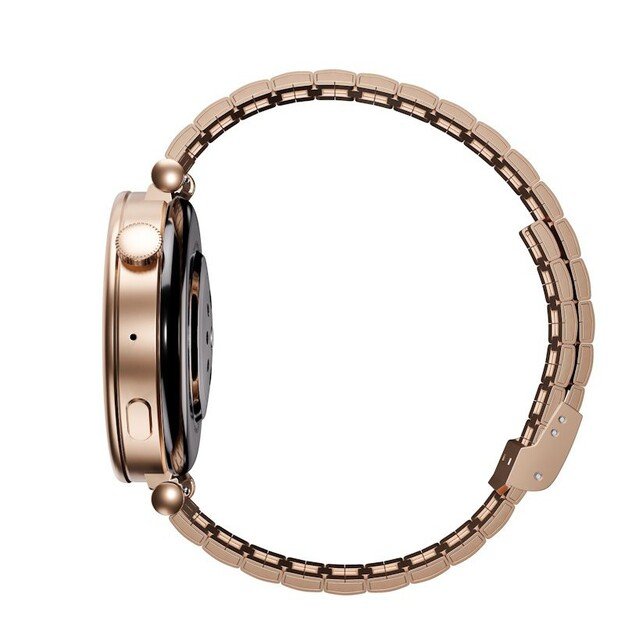 I&scaron;manusis laikrodis su lietuvi&scaron;ku meniu Garett Rose Gold Solid steel