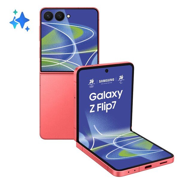 Samsung Galaxy Z Flip7 17.3 cm (6.8 ) 5G 12 GB 256 GB 4300 mAh Coral