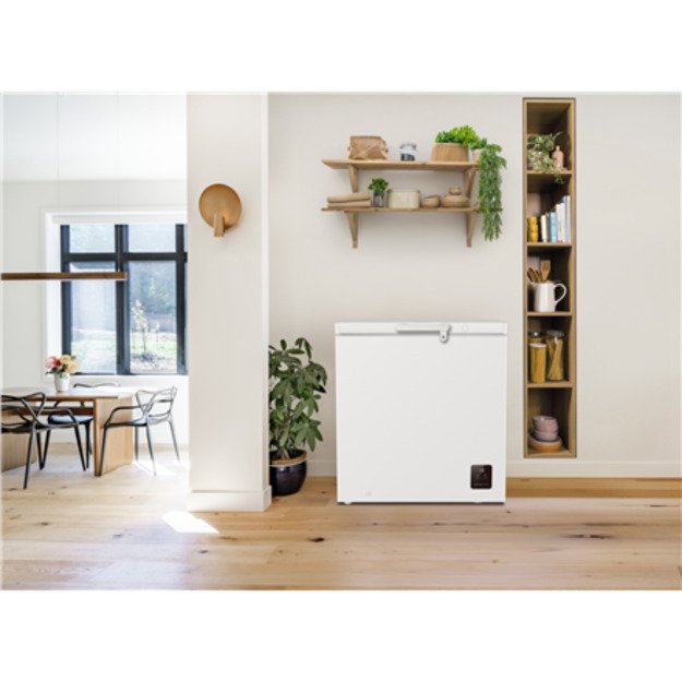 Freezer | FH20E6W5 | Gorenje Energy efficiency class E | Chest | Freestanding | Height 85.8 cm | Total net capacity 198 L | Disp