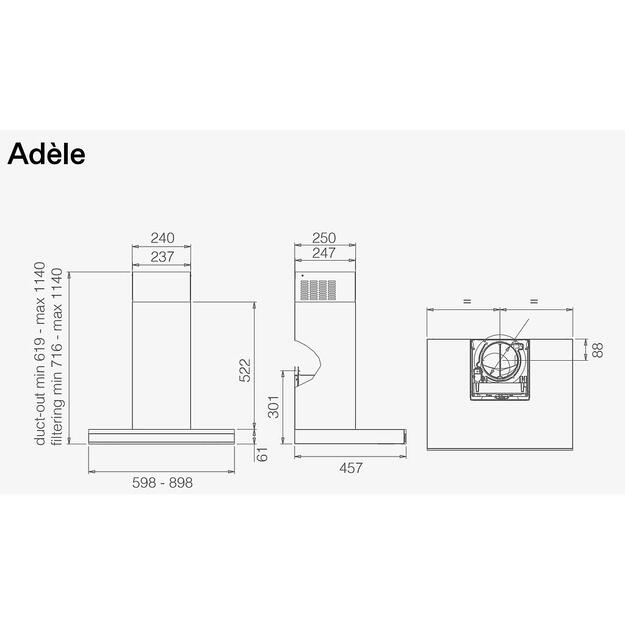 ELICA ADÉLE BL MAT/A/60 GFB 1