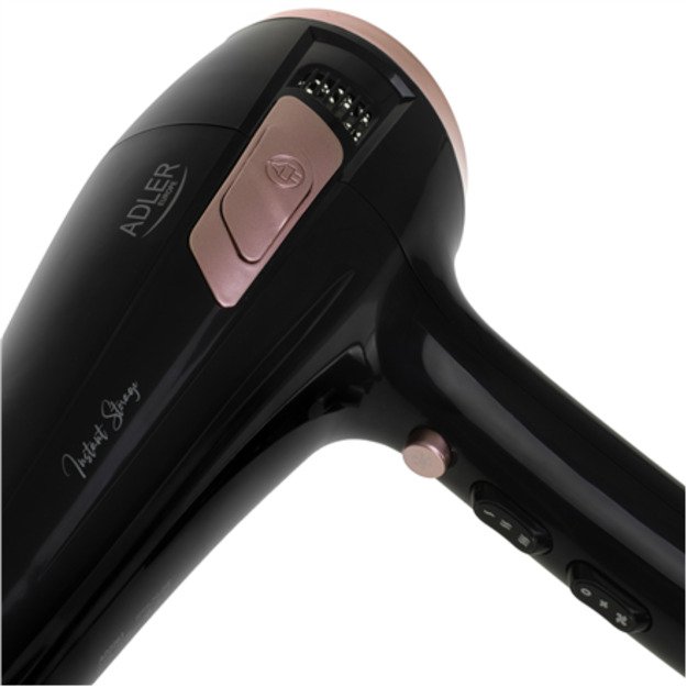 Adler Hair dryer with retractable power cord | AD 2283 | 2400 W | Number of temperature settings 3 | Diffuser nozzle | Black 4