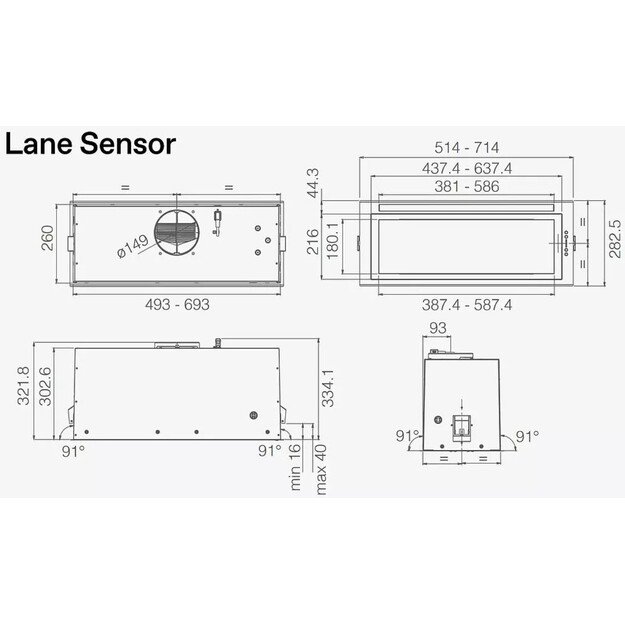 ELICA PRF0188480A LANE SENSOR @ BL MAT/A/72 2
