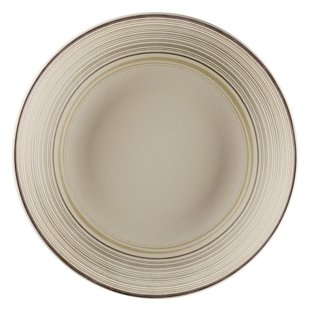 Deep plate, 1085 ml, Earth Argila