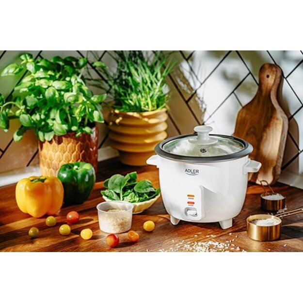 Adler AD 6418 Rice cooker Black, Stainless steel 1000 W 2