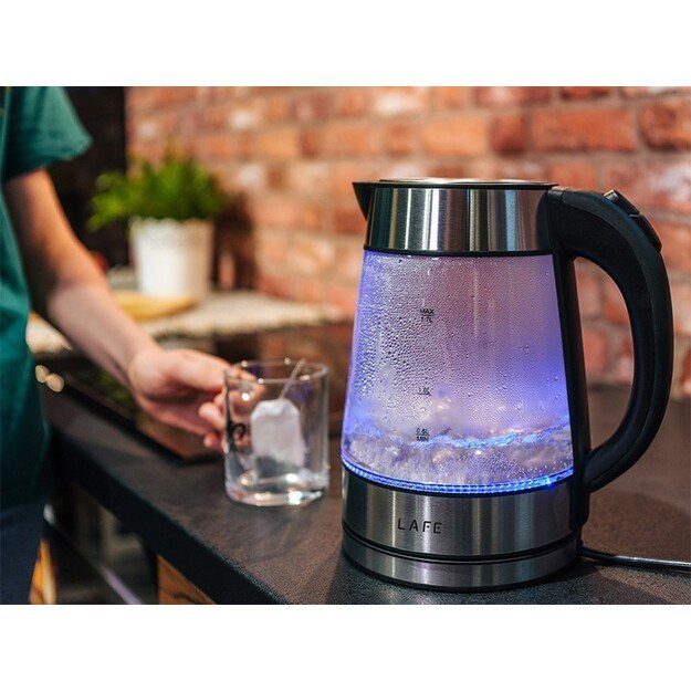 Lafe 47618 Electric Kettle Essential Glass 1.7L 4
