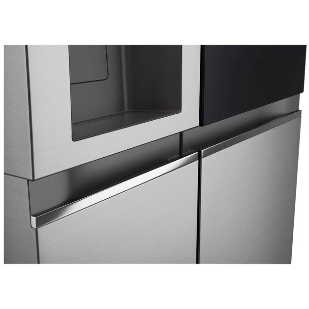LG Refrigerator | GSGV81PYLL | Energy efficiency class E | Free standing | Side by side | Height 179 cm | Fridge net capacity 41