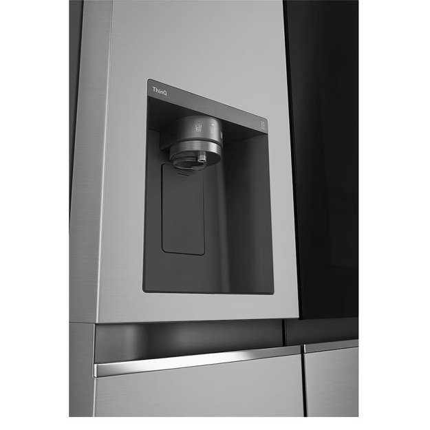 LG Refrigerator | GSGV81PYLL | Energy efficiency class E | Free standing | Side by side | Height 179 cm | Fridge net capacity 41