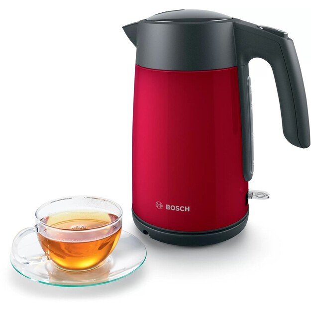 Electric kettle Bosch TWK 7L464, 2400 W, 1.7 l Red 6