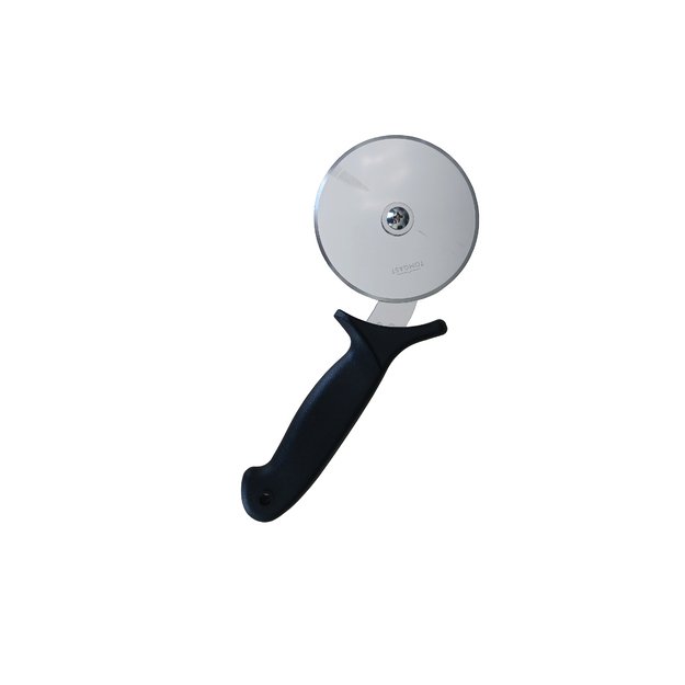 Pizza cutter, 10 cm, black