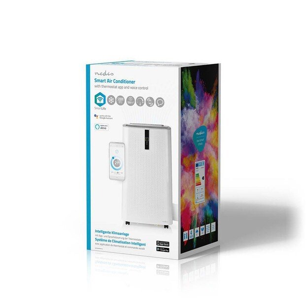 Nedis WIFIACMB1WT12 portable air conditioner 62 dB White