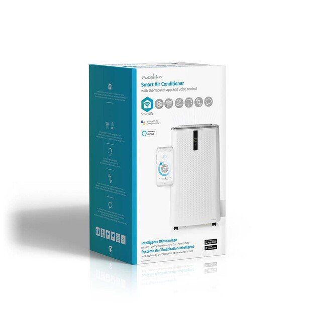 Nedis WIFIACMB1WT12 portable air conditioner 62 dB White