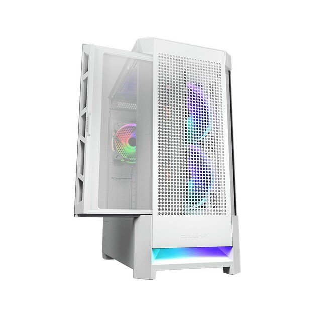 COUGAR Midi Tower Case Airface, ARGB, White