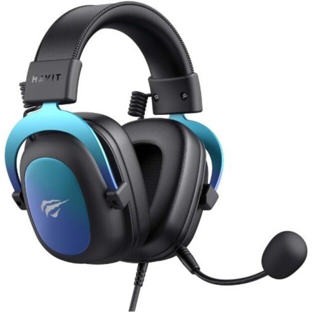 Gaming headphones bluetooth HAVIT H2002U PRO black/blue