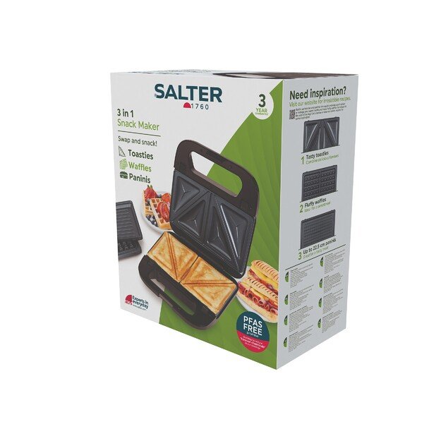 Salter EK6665VDE 3 in 1 Snack Maker