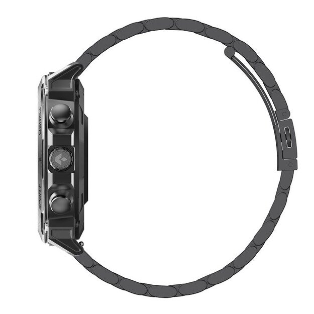 I&scaron;manusis laikrodis su lietuvi&scaron;ku meniu Garett Atom Black steel
