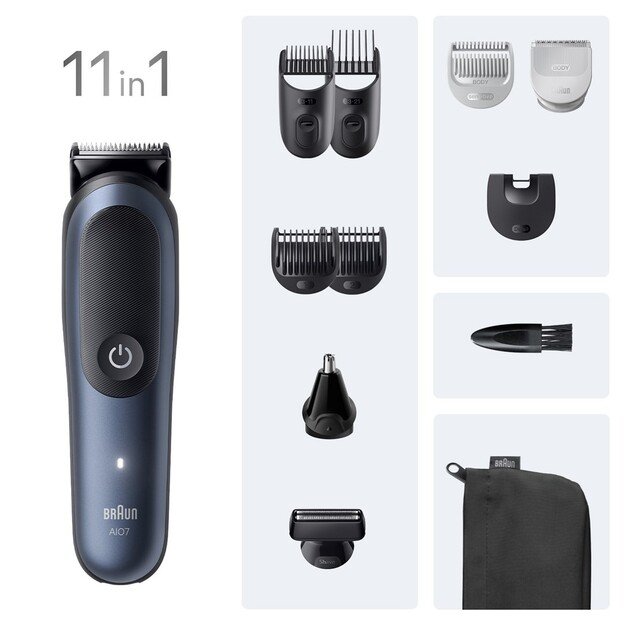 Braun AIO7540 Black, Blue 14 Lithium-Ion (Li-Ion)