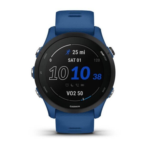 Garmin Forerunner 255 3.3 cm (1.3 ) MIP 46 mm Digital 260 x 260 pixels Touchscreen Blue Wi-Fi GPS (satellite) 7