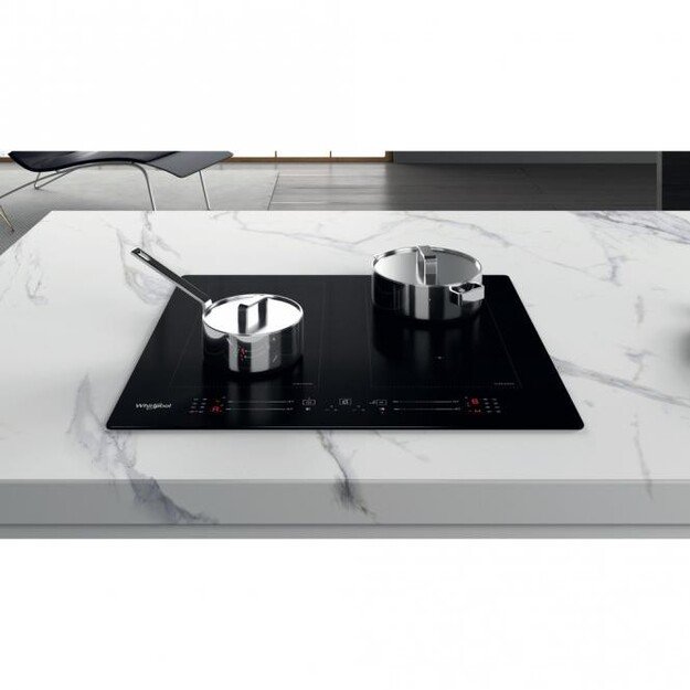 Whirlpool Hob | &lrm;WL S1360 NE | Induction | Number of burners/cooking zones 4 | Electronic | Timer | Black