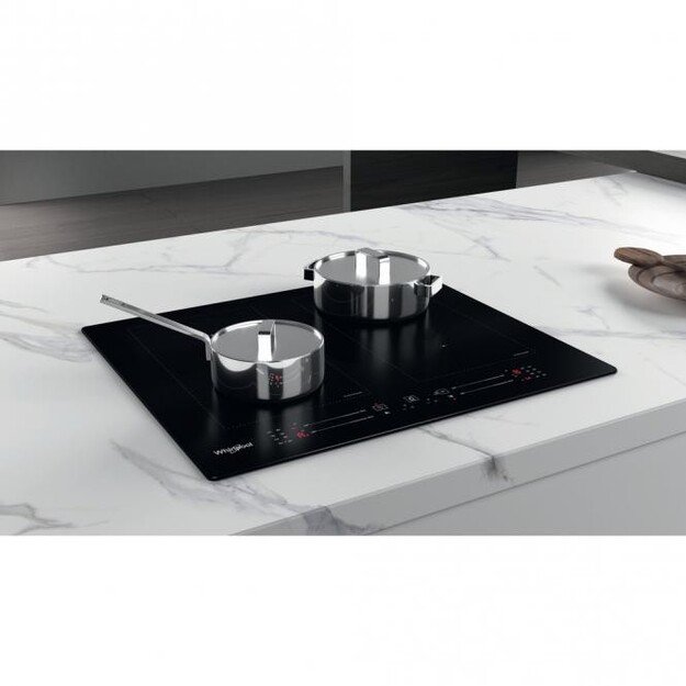Whirlpool Hob | &lrm;WL S1360 NE | Induction | Number of burners/cooking zones 4 | Electronic | Timer | Black