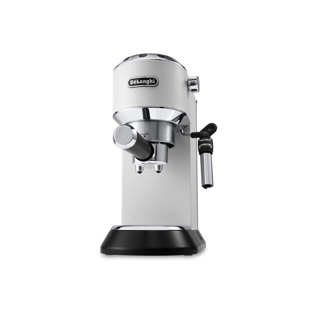 Delonghi | Dedica Pump Espresso | EC685W | Pump pressure 15 bar | Built-in milk frother | Semi-automatic | 1300 W | White