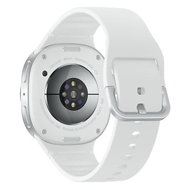 Samsung Galaxy Watch 8 3.3 cm (1.3 ) AMOLED 40 mm Digital 438 x 438 pixels Touchscreen 4G Silver Wi-Fi GPS (satellite)