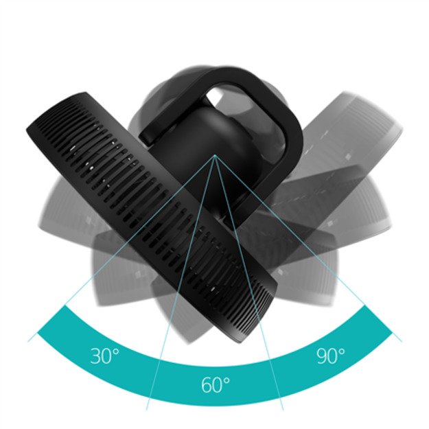 Duux Fan | Whisper Flex 2 | Stand Fan | 2-21.5 W | Diameter 34 cm | Number of speeds 30 | Oscillation | Remote control | Black