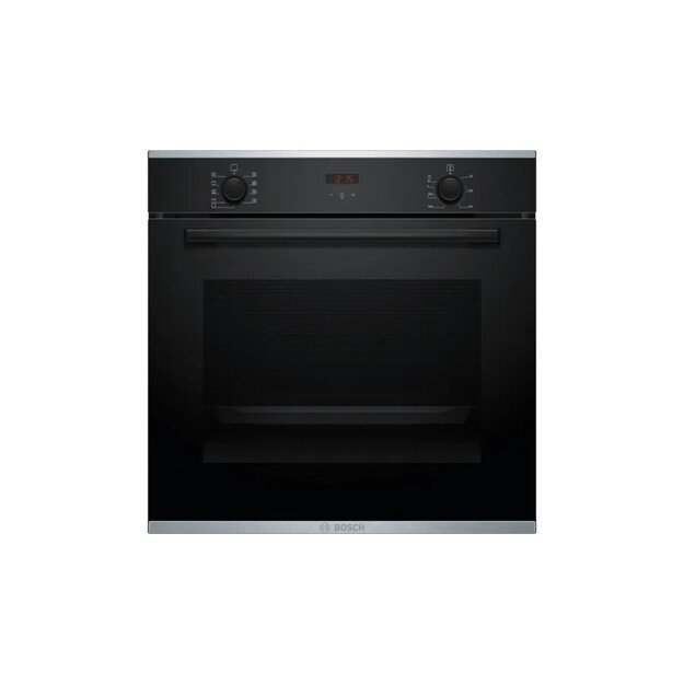 Bosch Oven | HBA2340B0 | 71 L | Electric | Hydrolytic | Knobs | Convection | Height 59.5 cm | Width 59.4 cm | Black