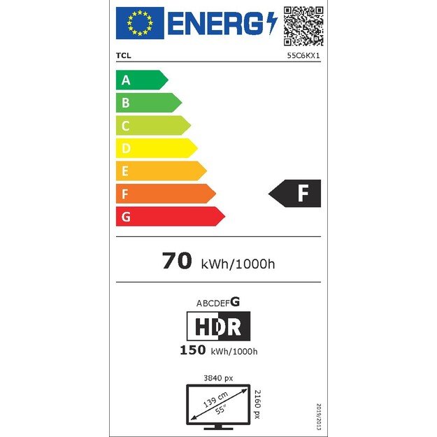 TCL C6K 55C6K TV 139.7 cm (55 ) 4K Ultra HD Smart TV Wi-Fi Metallic