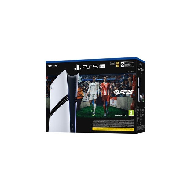 Sony Playstation 5 Pro FC26 Bundle 2 TB Wi-Fi Black, White