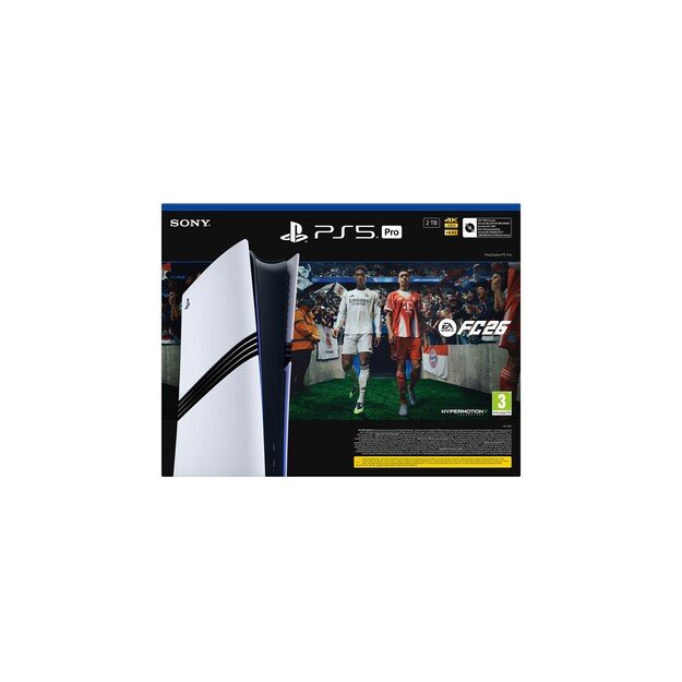 Sony Playstation 5 Pro FC26 Bundle 2 TB Wi-Fi Black, White