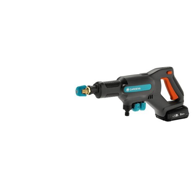 Gardena AquaClean 24/18V P4A pressure washer Compact Battery 250 l/h Black, Blue, Orange