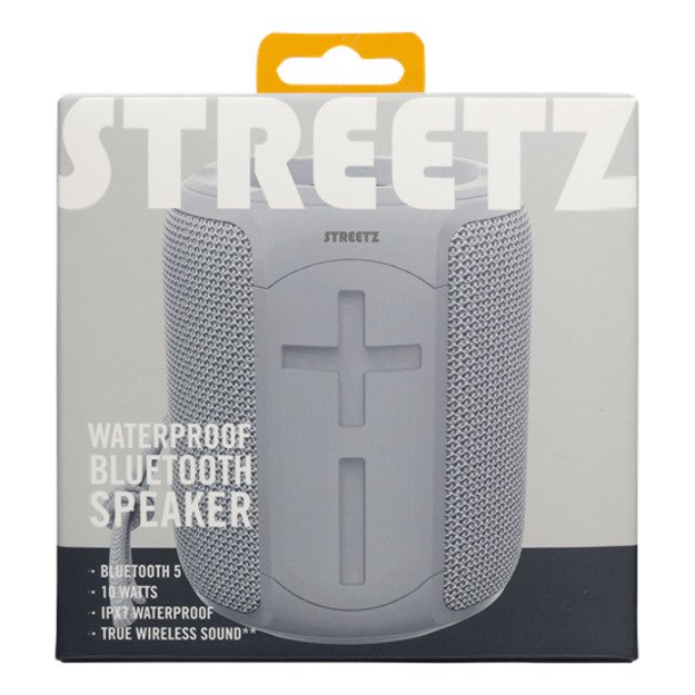STREETZ vandeniui atsparus &bdquo;Bluetooth&ldquo; garsiakalbis, 2x 5 W, AUX, IPX, CM766