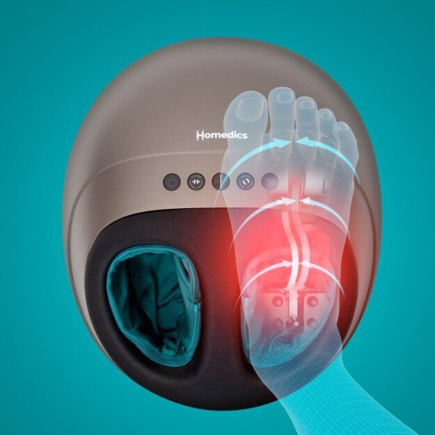 Homedics FMS-350HGY-EU Shiatsu Air Foot Massager 3