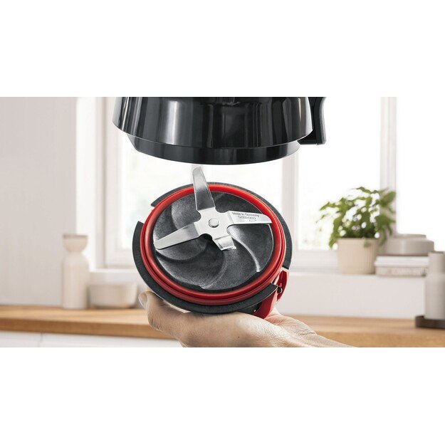 Bosch MMB6174S mixer Stand mixer 1200 W Black, Metallic, Transparent