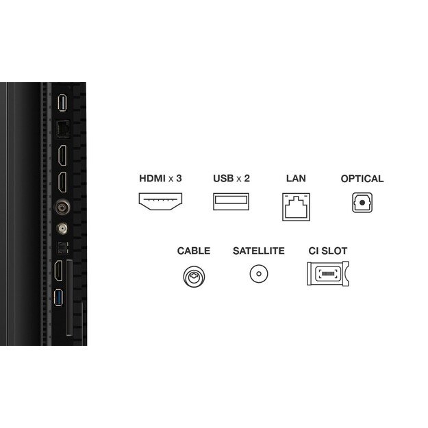 TCL P7K 65P7K TV 165.1 cm (65 ) 4K Ultra HD Smart TV Wi-Fi Metallic 450 cd/m&sup2;