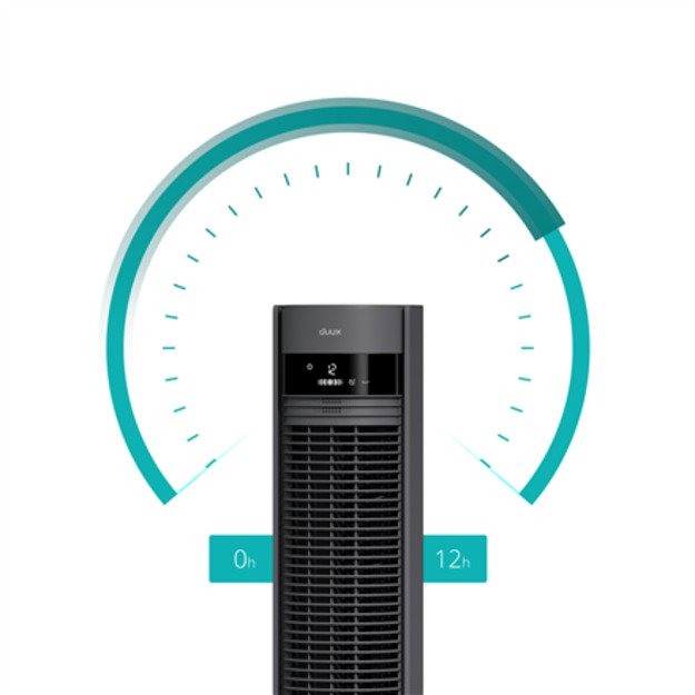 Duux Fan | Elevate | Tower Fan | 40 W | Diameter 29 cm | Number of speeds 12 | Oscillation | Gray