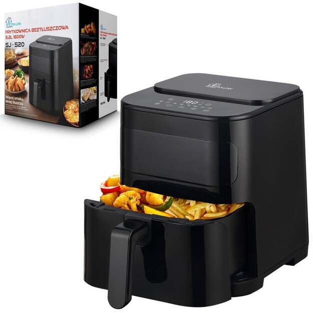 Extralink Home SJ-520 5.2L EU | Air Fryer | 5.2L